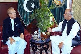 Governor KP meets President Alvi in Peshawar