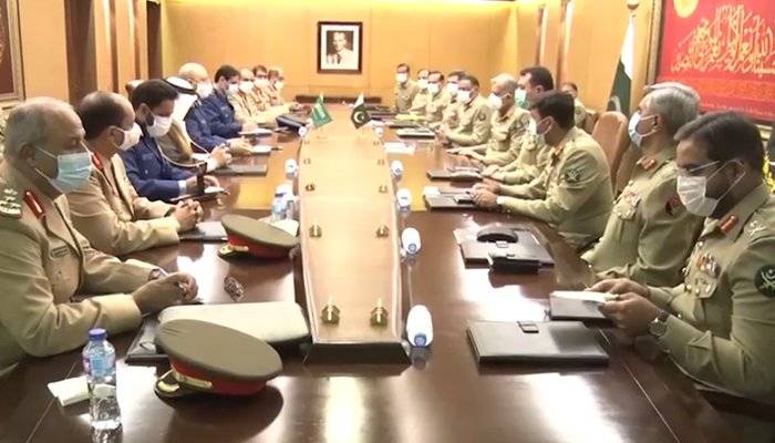 Saudi Arabia's military leadership meets COAS Bajwa