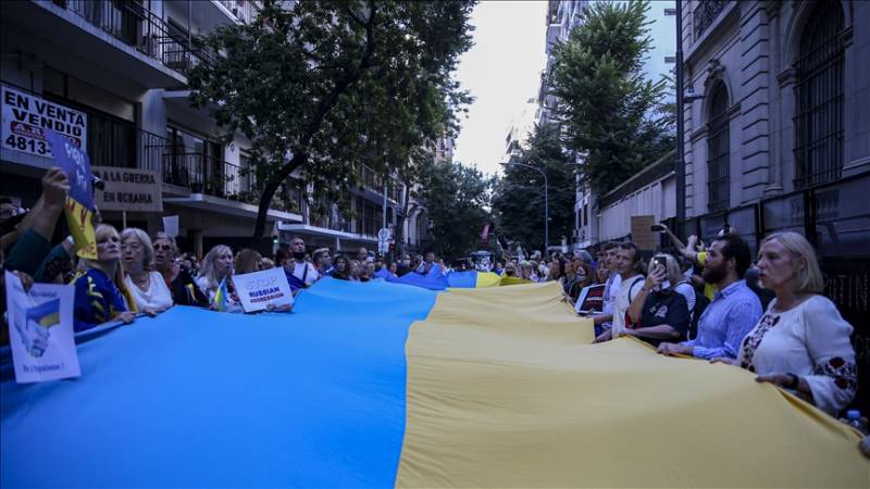 Russia's attack on Ukraine protested in Balkan countries, Argentina