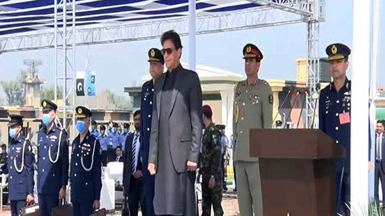 PM Khan attends induction ceremony of J-10C aircraft