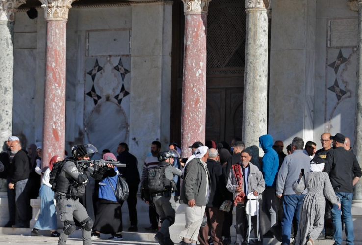 Israeli forces raid Al-Aqsa Mosque, over 150 Palestinians injured