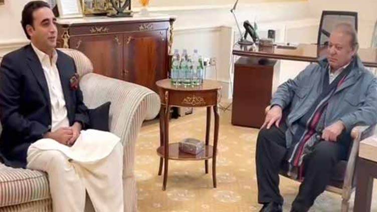 Bilawal meets Nawaz, congratulates him on the ouster of selected govt