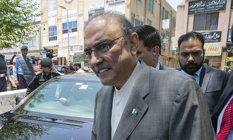 Asif Ali Zardari reaches Dubai after name removed from ECL