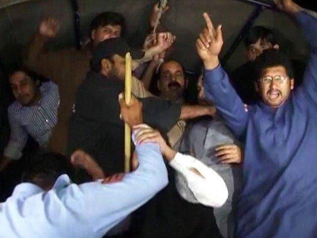 Azadi March: Several PTI workers arrested after clash with police in Lahore