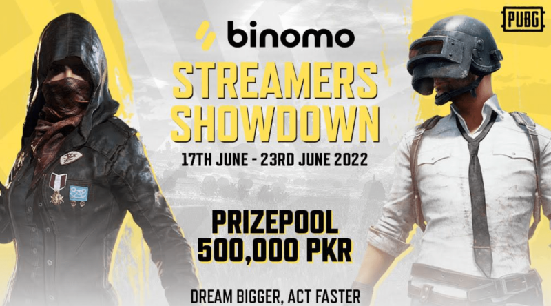 Binomo Streamers Showdown 2022 to Start From 17th June