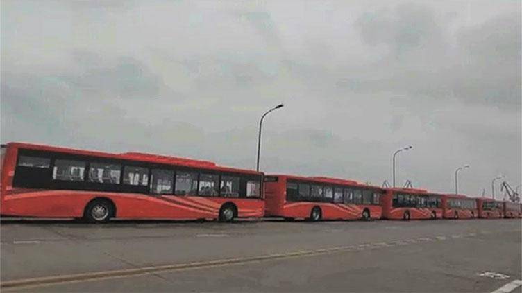 100 more buses arrive at Karachi Port for People's Bus Service