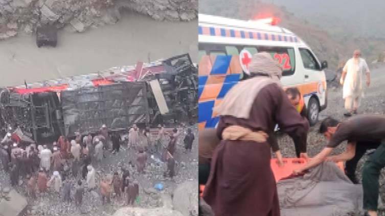 19 die as bus falls in gorge near Sherani District