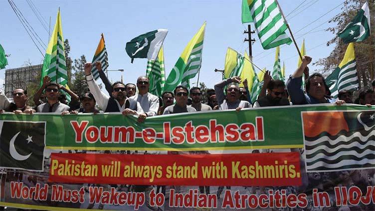 Kashmiris all over world observing Youm-e-Istehsal today