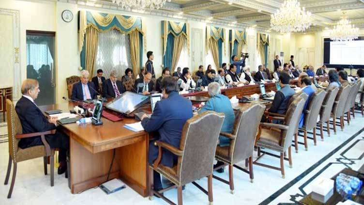 PM Shehbaz urges cabinet members to enhance efforts to help flood-hit people
