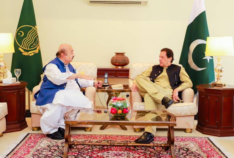 Sibtain Khan calls on Chairman Pakistan Tehreek-e-Insaf 