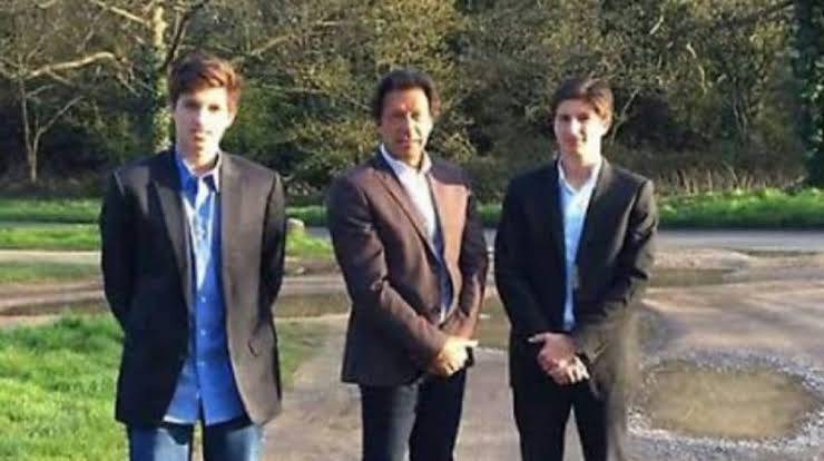  Imran Khan’s two sons arrive in Lahore