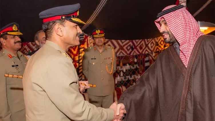 COAS Asim Munir meets Saudi crown prince, discusses bilateral ties