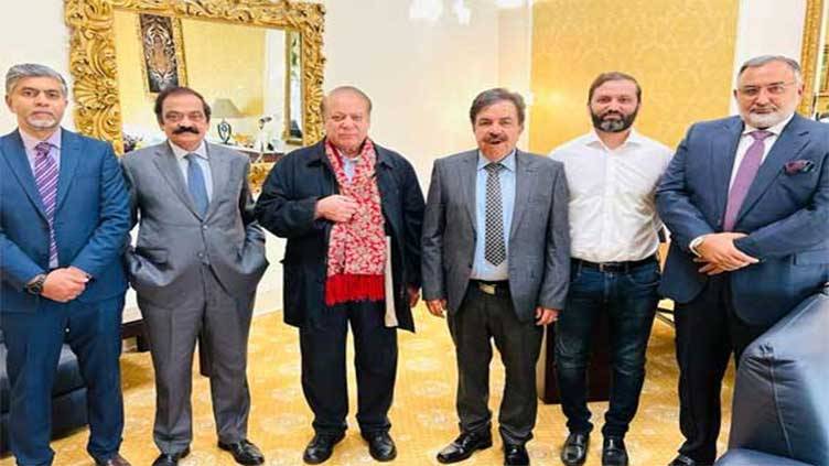 PML-N's supremo meets political leaders in London
