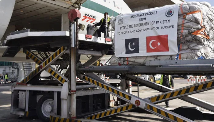 NDMA dispatches 16.5 tons relief shipment to Turkiye