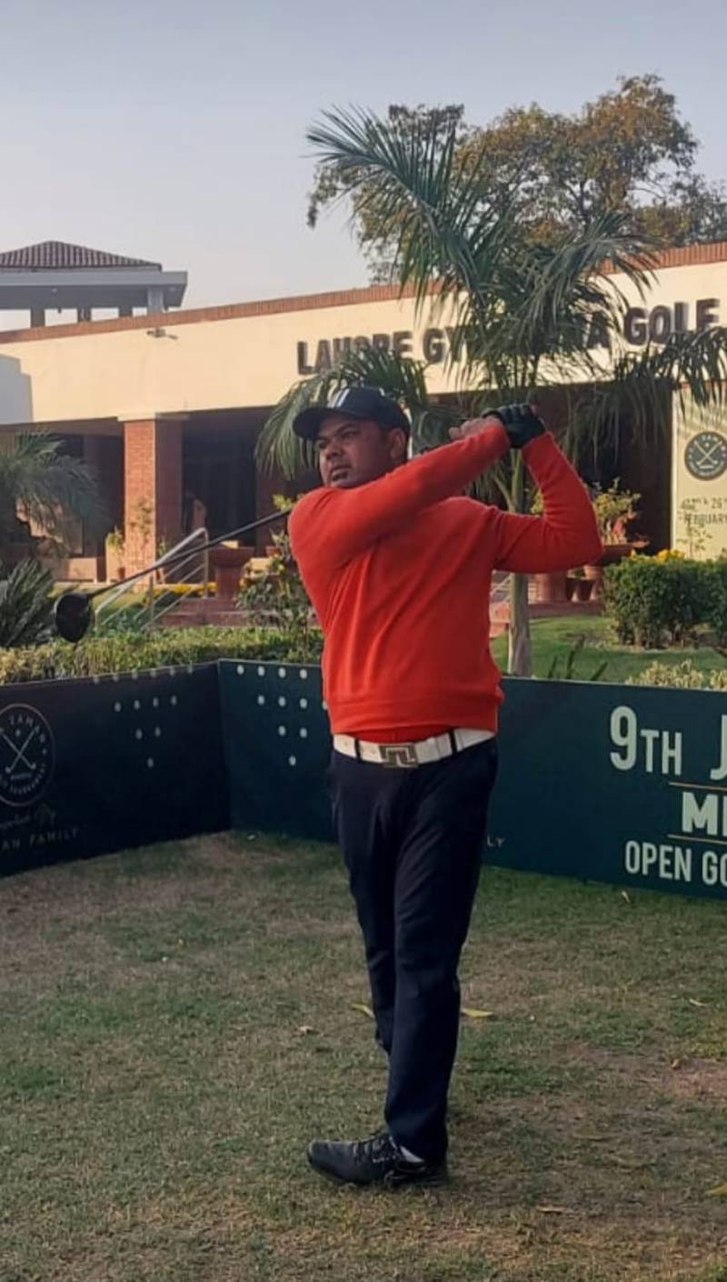 Sunny Masih and Minhaj Warraich emerge as leaders in 9th JA Zaman Open Golf