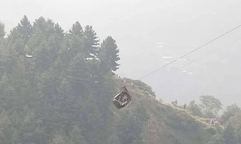Eight students, two teachers stranded mid-air on chairlift in Battagram