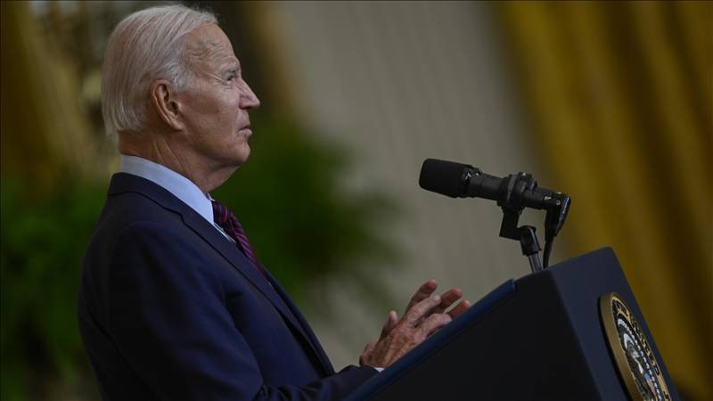 Biden says climate crisis cannot be denied anymore as US faces disasters