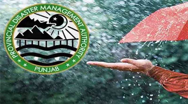 PDMA issues alert of rain, thunderstorm in upper areas of Punjab