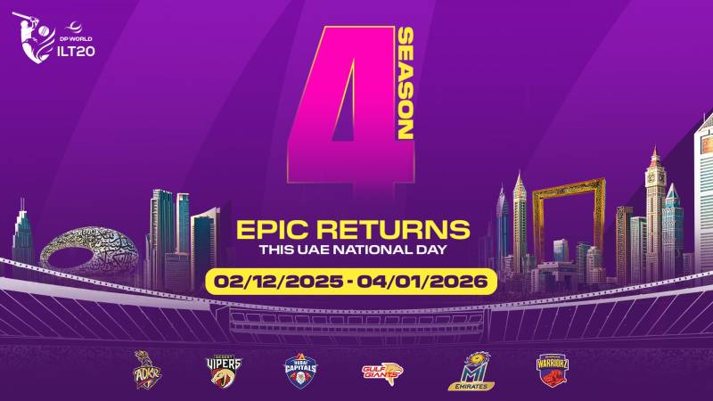 DP World International League T20 Season 4 to commence on UAE National Day