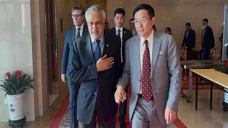 Dar in China as Pakistan intensifies diplomatic push against India’s narrative