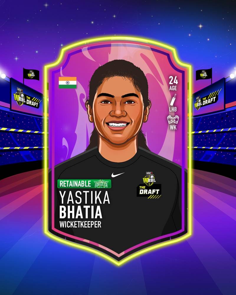 Usama Mir, Yastika Bhatia join W/BBL draft pool