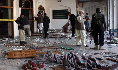 20 killed, 60 injured in series of blasts targeting Peshawar imambargah
