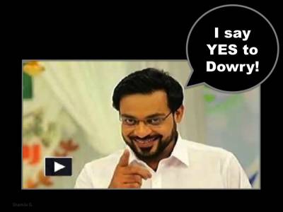Aamir Liaquat, deranged ostriches and dowry
