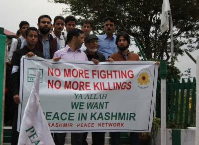 There is no 'religious' or 'nationalistic' solution for Kashmir. The issue can only be resolved on humanitarian grounds