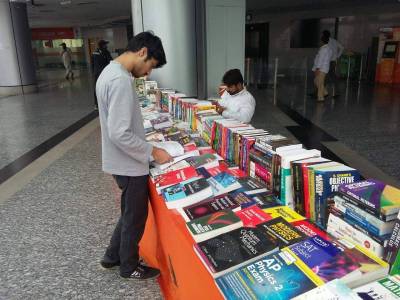 ITU arranged book fair at Arfa Software Technology Park