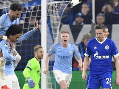 Manchester City beat Schalke 3-2 in UEFA Champions League