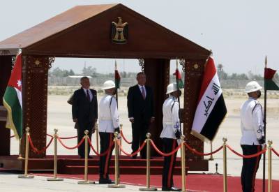 Egyptian, Jordanian, Iraqi leaders meet in Baghdad