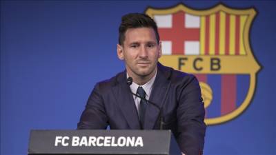 'I never thought of it': Lionel Messi bids emotional farewell to Barcelona