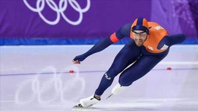 Dutch skater Nuis sets Olympic record in men's 1,500 meters