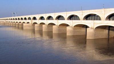 Water level at Indus River drops to alarming level