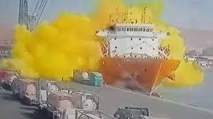 Chlorine gas leak kills 12, injures 251 at Jordan port