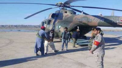 PAF relentlessly carrying out rescue, relief operations in Balochistan