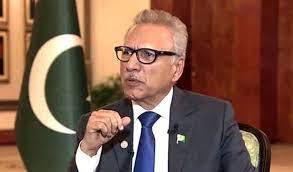 President Arif Alvi proposed on Twitter to form a new govt
