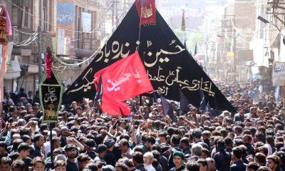 Ashura being observed with religious fervour throughout country