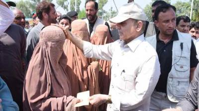 PM Shehbaz Sharif arrives in Kalam to review flood relief operations