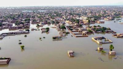 Pakistan races to keep floodwaters out of power station that supplies millions