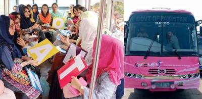 For first time, free women-only bus service launched in Pakistan