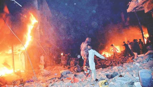 Bombs kill 35 Eid shoppers