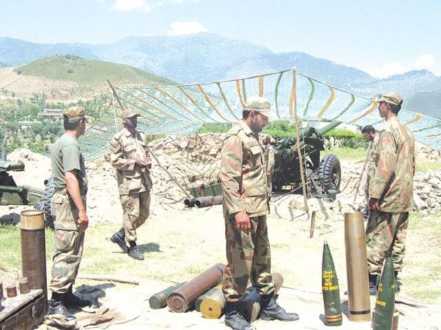 Military guns swirl into action in Buner