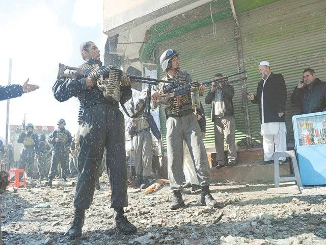 Bombers, gunmen attack heart of Kabul