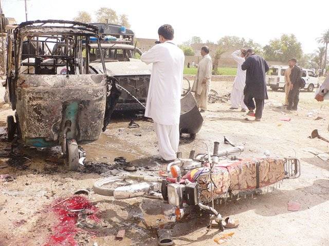 Bike bomb kills DSP, 12 others in DI Khan