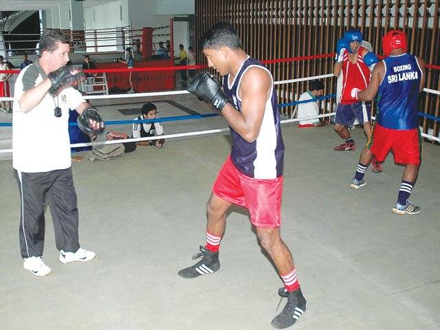 Sri Lankan boxing coach praises facilities at joint camp