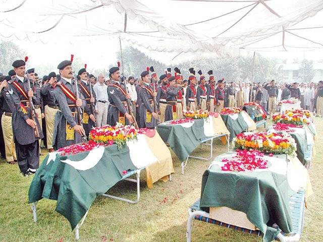 Funeral prayers of blast victims offered