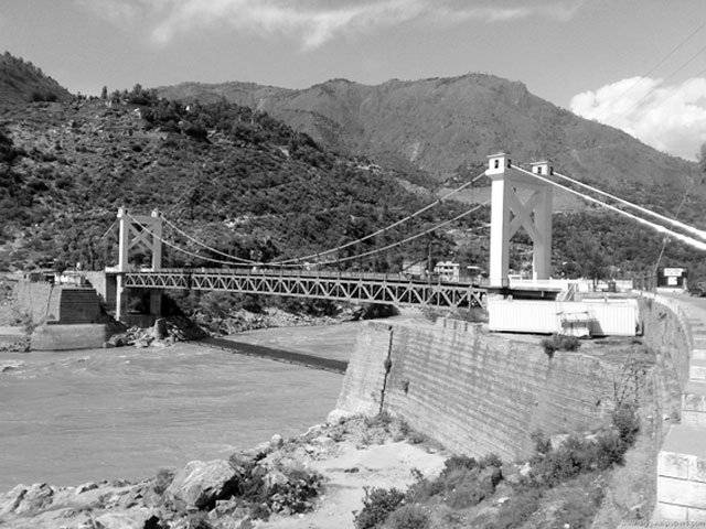 Defective bridges on river Indus