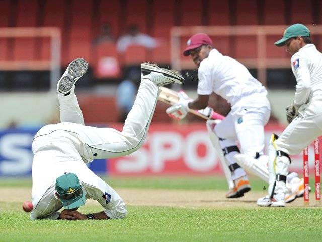 West Indies 66-1 at lunch against Pakistan