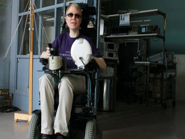 'Sighted wheelchair first successful test drive